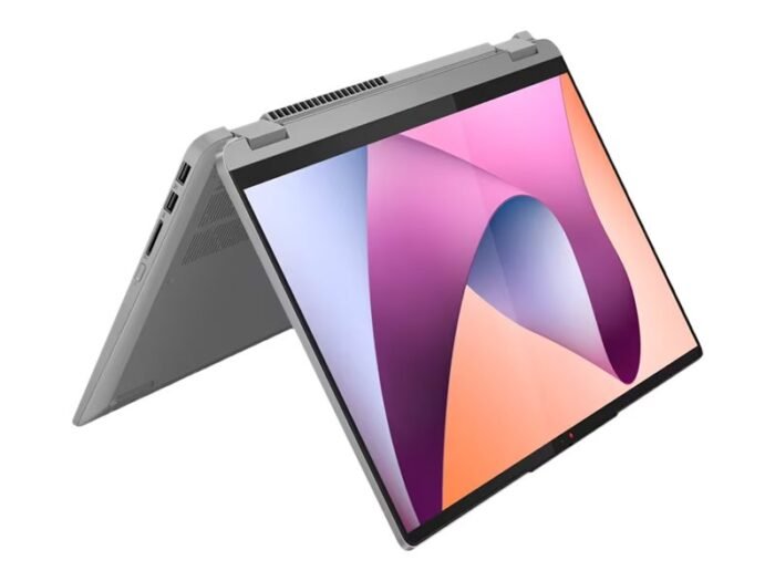 Lenovo IdeaPad Flex 5 14ABR8 | Arctic Grey | 14" | IPS | Сенсорный экран | WUXGA | 1920 x 1200 пикселей | Глянцевый | AMD Ryzen 5 | 5625U | 16 ГБ | Распаянная LPDDR4x | Объём SSD 512 ГБ | AMD Radeon Graphics | Windows 11 Home | 802.11ax | Bluetooth версии 5.3 | Язык клавиатуры английский | Подсветка клавиатуры | Гарантия 24 мес. | Гарантия на батарею 12 мес.