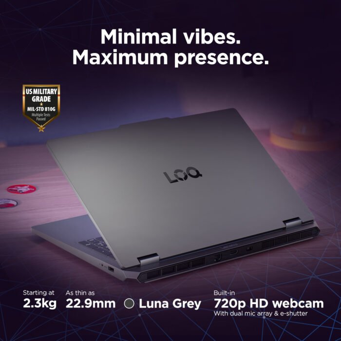 Lenovo LOQ 15IRX10 | Luna Grey | 15,6 " | IPS | FHD | 1920 x 1080 пикселей | Антибликовый | Intel Core i5 | i5-13450HX | 16 ГБ | SO-DIMM DDR5 | Емкость твердотельного накопителя 1000 ГБ | NVIDIA GeForce RTX 5060 | GDDR7 | 8 ГБ | Windows 11 Home | 802.11ax | Версия Bluetooth 5.2 | Язык клавиатуры английский | Клавиатура с подсветкой | Гарантия 24 мес. | Гарантия на аккумулятор 12 мес.
