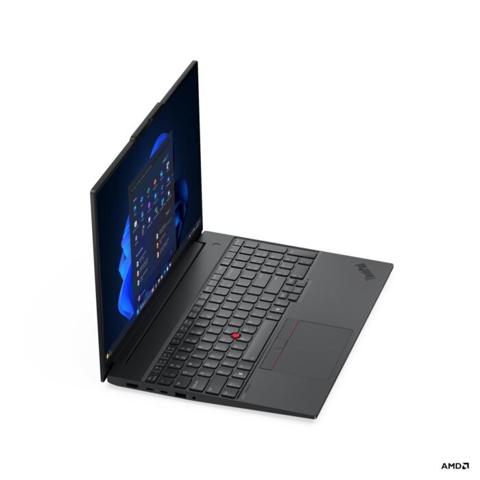 Lenovo ThinkPad E16 G3 AMD | Черный | 16" | IPS | WUXGA | 1920 x 1200 пикселей | Антибликовое покрытие | AMD Ryzen 5 | 230 | 16 ГБ | SO-DIMM DDR5 | Объем SSD 512 ГБ | AMD Radeon 760M Graphics | Windows 11 Pro | 802.11ax | Bluetooth версии 5.3 | Язык клавиатуры английский | Подсветка клавиатуры | Гарантия 36 мес. | Гарантия на батарею 12 мес.