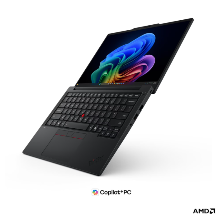 Lenovo ThinkPad T14 G7 AMD | Черный | 14" | IPS | WUXGA | 1920 x 1200 пикселей | Антибликовый | AMD Ryzen AI 5 PRO | 440 | 16 ГБ | SODIMM DDR5 | Объем SSD 512 ГБ | AMD Radeon 840M Graphics | Windows 11 Pro | 802.11be | Bluetooth версии 5.4 | Язык клавиатуры английский | Подсветка клавиатуры | Гарантия 36 мес. | Гарантия на батарею 12 мес.