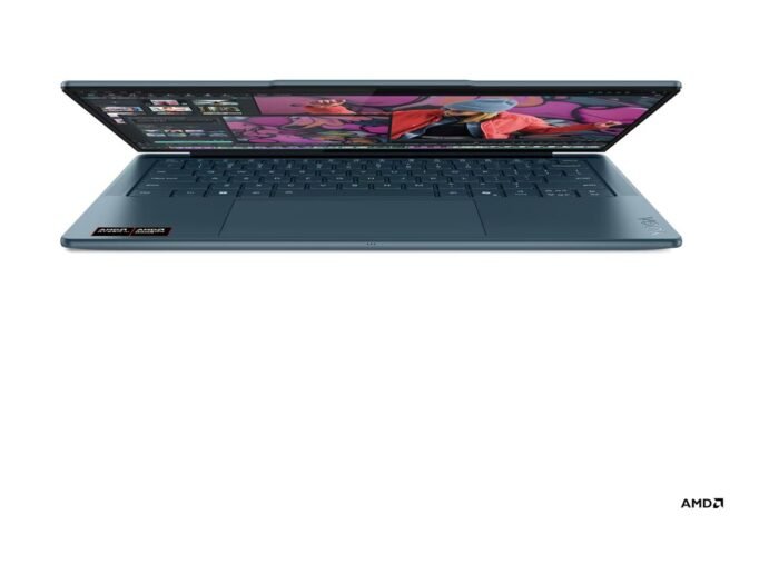 Lenovo Yoga Slim 7 14AKP10 AMD | Tidal Teal | 14" | OLED | WUXGA | 1920 x 1200 пикселей | Глянцевый | AMD Ryzen AI 5 | 340 | 16 ГБ | Распаянная LPDDR5 | Объем SSD 512 ГБ | AMD Radeon 840M Graphics | Windows 11 Home | 802.11be | Bluetooth версии 5.4 | Язык клавиатуры английский | Подсветка клавиатуры | Гарантия 24 мес. | Гарантия на батарею 12 мес.