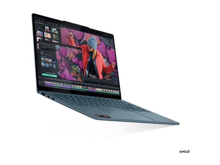 Lenovo Yoga Slim 7 14AKP10 AMD | Tidal Teal | 14" | OLED | WUXGA | 1920 x 1200 пикселей | Глянцевый | AMD Ryzen AI 5 | 340 | 16 ГБ | Распаянная LPDDR5 | Объем SSD 512 ГБ | AMD Radeon 840M Graphics | Windows 11 Home | 802.11be | Bluetooth версии 5.4 | Язык клавиатуры английский | Подсветка клавиатуры | Гарантия 24 мес. | Гарантия на батарею 12 мес.