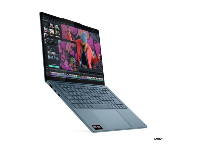 Lenovo Yoga Slim 7 14AKP10 AMD | Tidal Teal | 14" | OLED | WUXGA | 1920 x 1200 пикселей | Глянцевый | AMD Ryzen AI 5 | 340 | 16 ГБ | Распаянная LPDDR5 | Объем SSD 512 ГБ | AMD Radeon 840M Graphics | Windows 11 Home | 802.11be | Bluetooth версии 5.4 | Язык клавиатуры английский | Подсветка клавиатуры | Гарантия 24 мес. | Гарантия на батарею 12 мес.