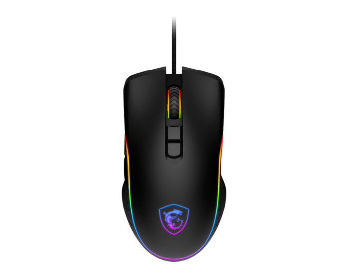 Игровая мышь MSI FORGE GM300, оптическая, проводная, 7200 DPI, USB 2.0, черная