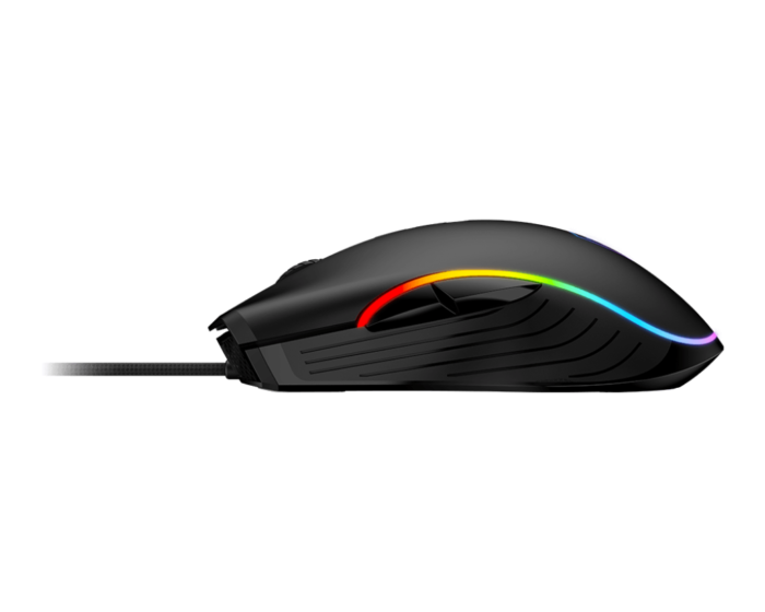 Игровая мышь MSI FORGE GM300, оптическая, проводная, 7200 DPI, USB 2.0, черная