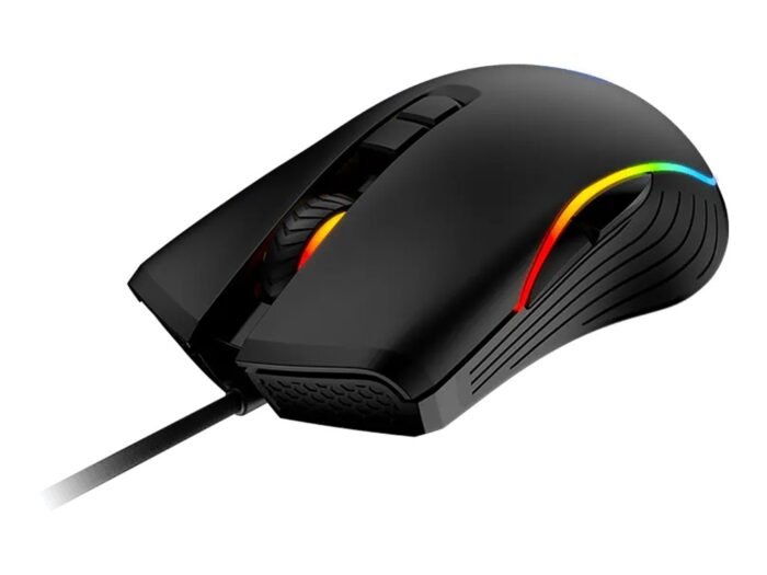 Игровая мышь MSI FORGE GM300, оптическая, проводная, 7200 DPI, USB 2.0, черная