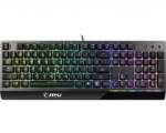MSI Vigor GK30 žaidimų klaviatūra, laidinė, RGB, US, Black