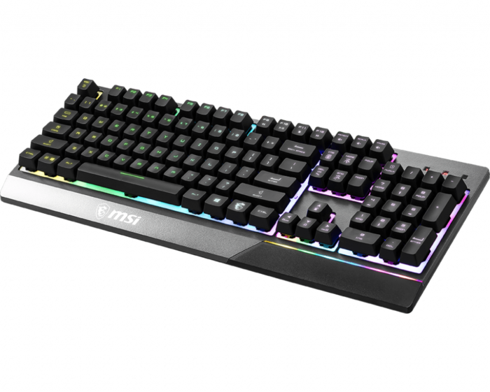 Игровая клавиатура MSI Vigor GK30, проводная, RGB, US, чёрная
