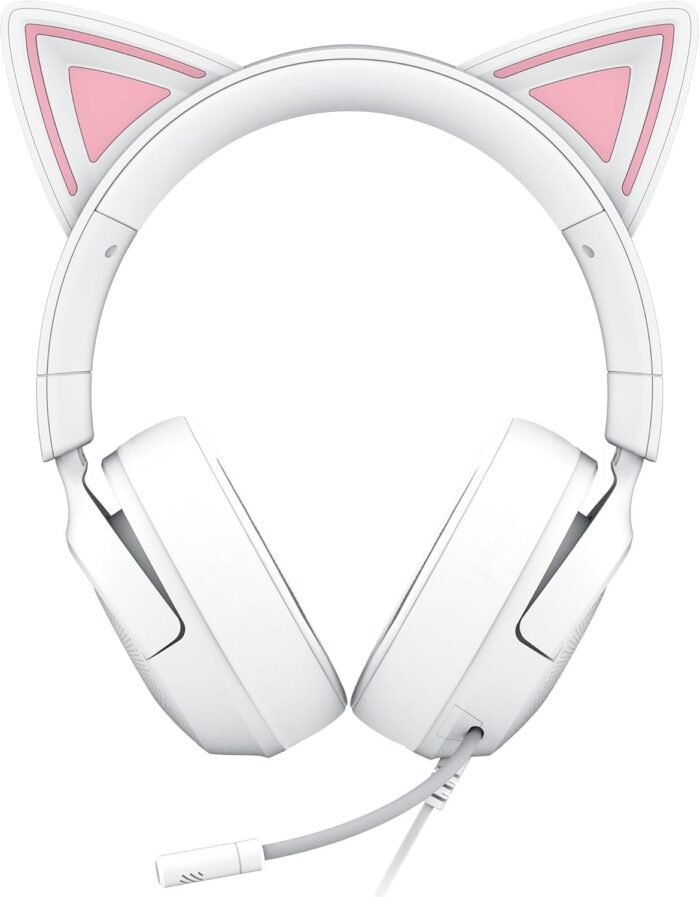 Игровая гарнитура Razer | Kraken Kitty V3 X | Проводная | Накладная | Микрофон | Белая