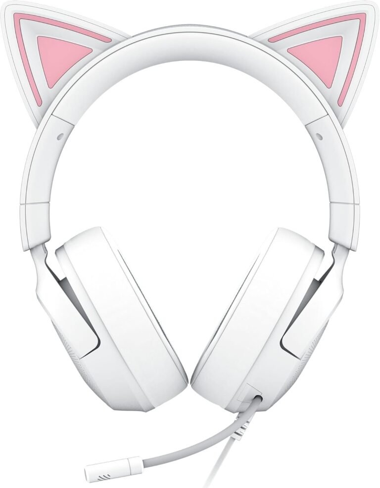 Игровая гарнитура Razer | Kraken Kitty V3 X | Проводная | Накладная | Микрофон | Белая