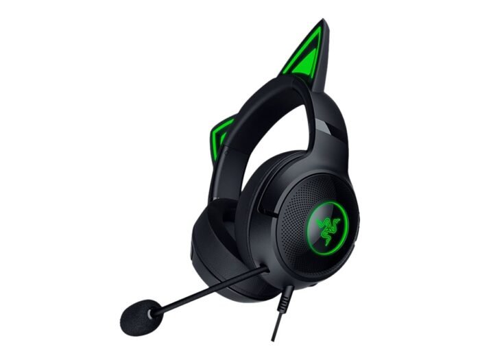 Razer | Гарнитура | Kraken Kitty V2 | Да | Проводная | Накладные | USB Type A | Черная