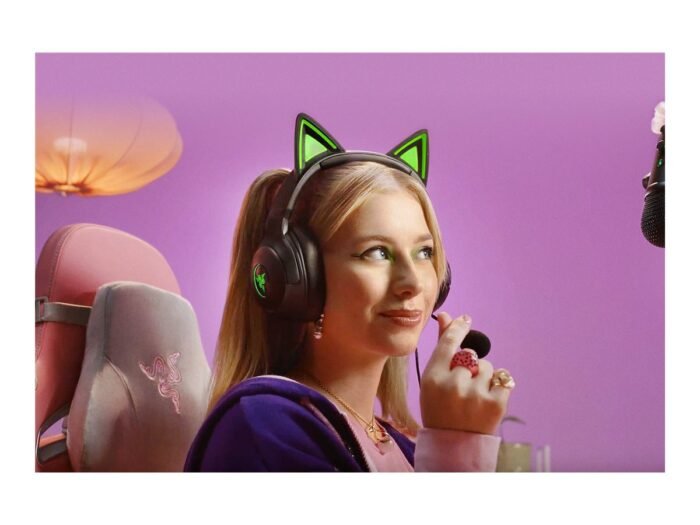 Razer | Гарнитура | Kraken Kitty V2 | Да | Проводная | Накладные | USB Type A | Черная