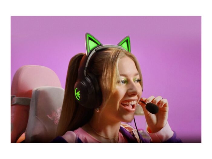 Razer | Гарнитура | Kraken Kitty V2 | Да | Проводная | Накладные | USB Type A | Черная