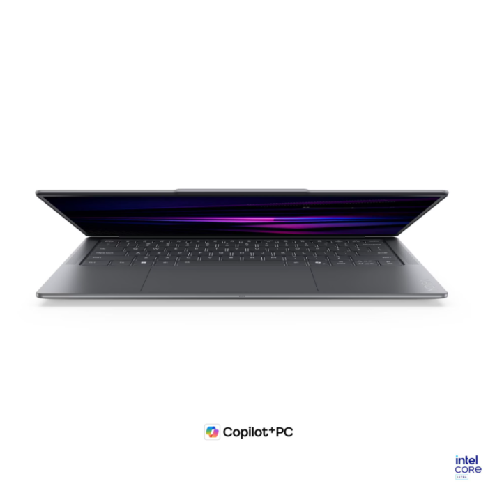 Lenovo Yoga Slim 7 14IPH11 Intel | Luna Grey | 14" | OLED | WUXGA | 1920 x 1200 пикселей | Глянцевый | Intel Core Ultra 5 | 322 | 16 ГБ | Распаянная LPDDR5X | Объём SSD 512 ГБ | Intel Graphics | Windows 11 Домашняя | 802.11be | Bluetooth версии 5.4 | Язык клавиатуры английский | Подсветка клавиатуры | Гарантия 24 мес. | Гарантия на батарею 12 мес.