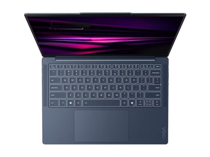 Lenovo Yoga Slim 7 14Q8Y11 Snapdragon | Космический синий | 14" | OLED | WUXGA | 1920 x 1200 пикселей | Глянцевый | Snapdragon X2 Plus | X2P-42-100 | 16 ГБ | Распаянная LPDDR5X | Объем SSD 512 ГБ | Qualcomm Adreno GPU | Windows 11 Home | 802.11be | Bluetooth версии 5.4 | Язык клавиатуры английский | Подсветка клавиатуры | Гарантия 24 мес. | Гарантия на батарею 12 мес.