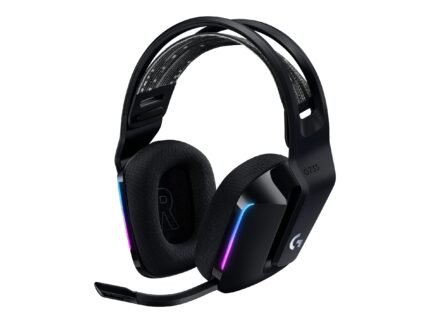 Logitech | Игровая гарнитура | G G733 | Беспроводная | Полноразмерная | Черная | Шумоподавление | Беспроводная