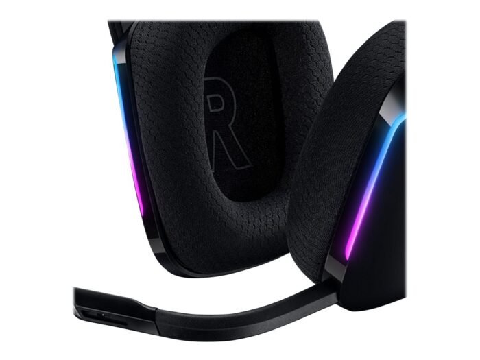 Logitech | Игровая гарнитура | G G733 | Беспроводная | Полноразмерная | Черная | Шумоподавление | Беспроводная