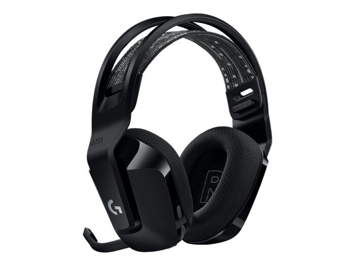 Logitech | Игровая гарнитура | G G733 | Беспроводная | Полноразмерная | Черная | Шумоподавление | Беспроводная